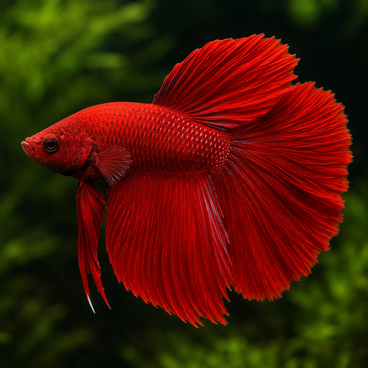 Рыбка петушок Betta splendens для меню категории