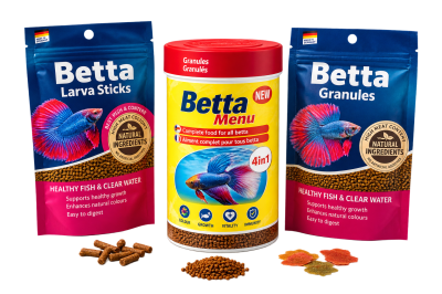 Корма для рыбок петушков Betta splendens