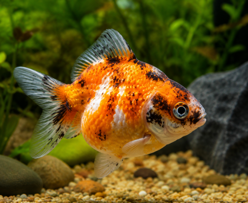 Золотая рыбка Жемчужинка (Pearlscale Goldfish) - наличие подтверждается