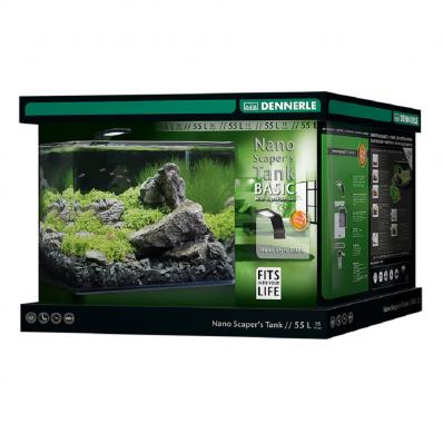 Аквариум Dennerle Nano Scaper's Tank Basic Style LED, 55 л (в комплекте фильтр и освещение)
