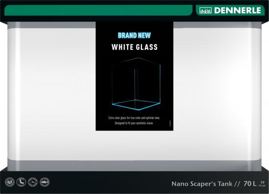 Аквариум Dennerle Nano Scaper's Tank White Glass 70 л из осветленного стекла