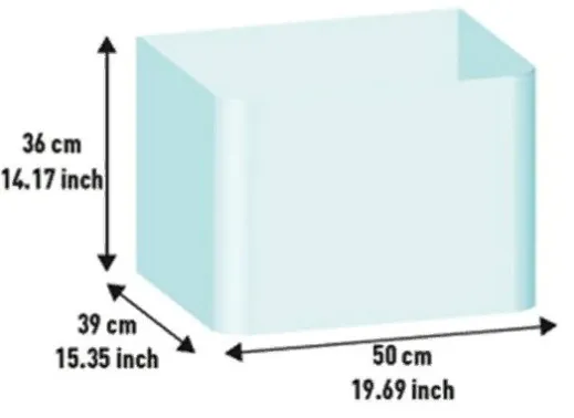 Аквариум Dennerle Nano Scaper's Tank White Glass 70 л из осветленного стекла