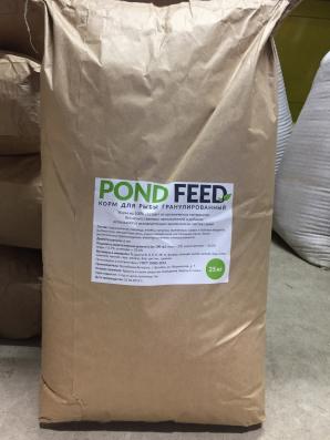 Корм POND FEED (для карпа, карася, сазана) 25кг
