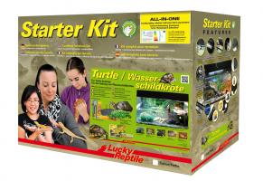 LUCKY REPTILE Террариум "Стартовый комплект для водных черепах", черный, 80x40x52 см (Германия)