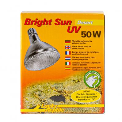 LUCKY REPTILE Лампа УФ для пустынных рептилий "Bright Sun Desert 50Вт" (Германия)