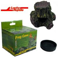 LUCKY REPTILE Укрытие для рептилий "Frog Cave", имитация дерева, 15x8x5.5см (Германия)