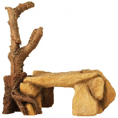 LUCKY REPTILE Декорация для террариумов "Cave with branch", 25х17х27см (Германия)!