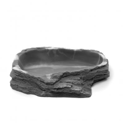 LUCKY REPTILE Кормушка-поилка для рептилий "Granite", 20x17.5x4.5см (Германия)