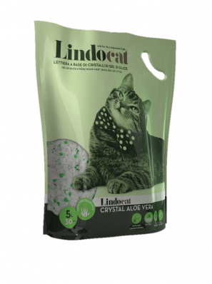 LINDOCAT Наполнитель впитывающий силикагель "Crystal Aloe Vera", 5л