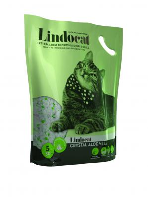 LINDOCAT Наполнитель впитывающий силикагель "Crystal Aloe Vera", 5л