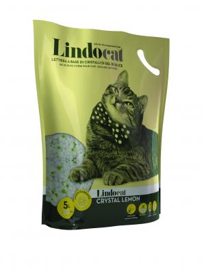 LINDOCAT Наполнитель впитывающий силикагель "Crystal Lemon", 5л