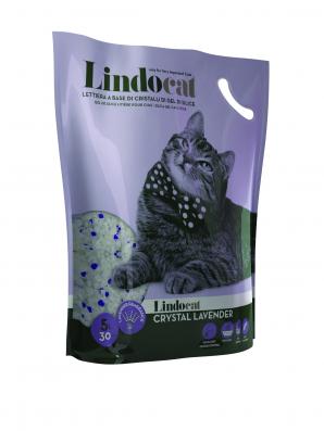 LINDOCAT Наполнитель впитывающий силикагель "Crystal Lavender", 5л