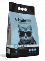 LINDOCAT Наполнитель комкующийся с ароматом мыла Soaply, 10л