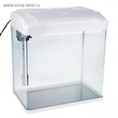 Аквариум Sea Star HX-500 ZF white с крышкой, 65 л, комплект