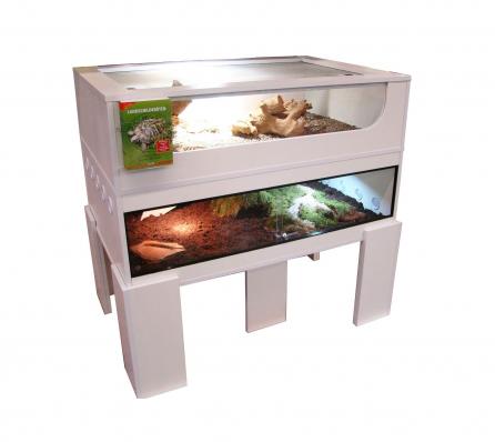 LUCKY REPTILE Террариум "Tortoise Home" для Сухопутных Черепах, белый, 120х80х68см (Германия)