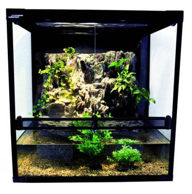 LUCKY REPTILE Палюдариум-флорариум "Aqua-Tarrium", черный, 73.5х55х75см (Германия)