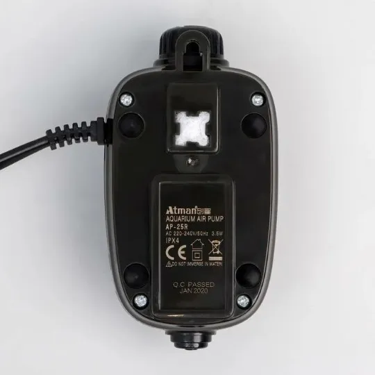 Компрессор Atman AP-25R для аквариумов до 150 литров, 150 л/ч, регулируемый