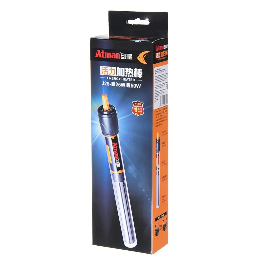 Нагреватель Atman HEATER для аквариумов до 50 литров, 50W t=18-34C