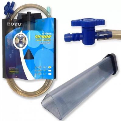 Сифон Boyu GC 301 Треугольныйи с краном (25.8 см ⌀5.3 см)