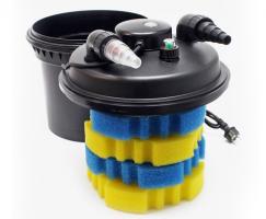 Фильтр прудовый напорный с UV-стерилизатором,  UV-11W