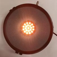 Распылитель-диск с подсв. 8LED для рыбоводства и прудов (тяжелый с 3-мя присосками) DC 12V (HL-BL-04)