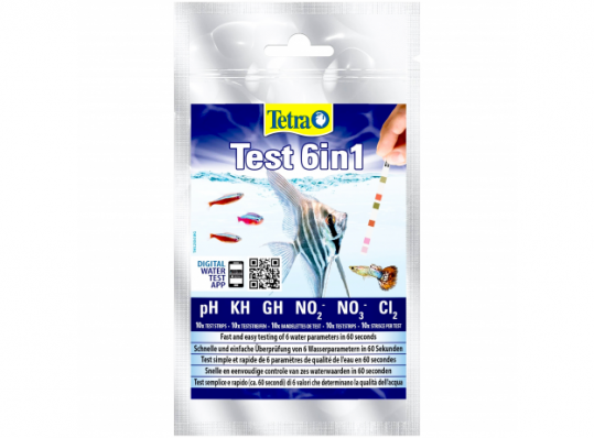 Tetra Test 6 in 1 10 полосок для пресной воды