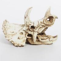 Декорация Nomoy Pet «Череп трицератопса L», 17×11.5×11.5 см