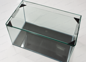 Стеклянный аквариум Prime 59 л 60×30×33 см с крышкой