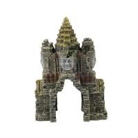 Декорация пластиковая PRIME"Затерянный xрам"17,5х9,5х24 см